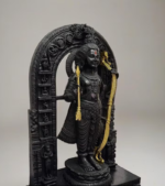 Black Marble Rama Lalla Ayodhya Statue for Temple Decor - Image 2