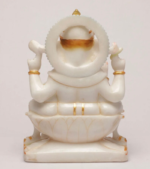 Pure Marble Ganesha Statue, Custom Hindu Ganesh God Idol for Pooja Mandir, Home Decor - Image 4