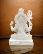 Marble Shiva Meditating Statue (Customised), Hindu God Idol for Puja Room Decor - Image 3
