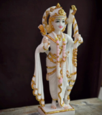 Ram Darbar Marble (Custom) Statue, Ram Family Sculpture for Puja Mandir - Image 4