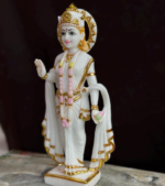 Ram Darbar Marble (Custom) Statue, Ram Family Sculpture for Puja Mandir - Image 5